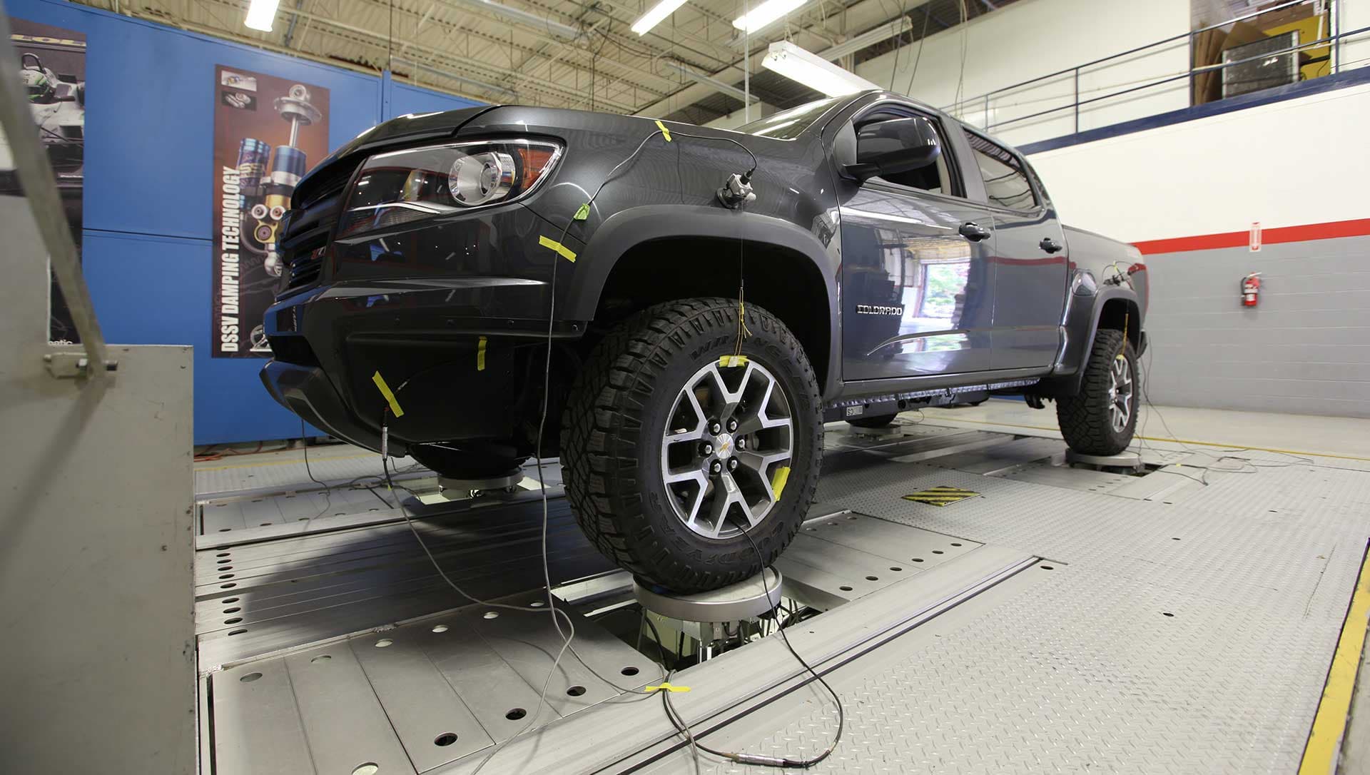 Chevrolet Pickup on 4-Post Rig