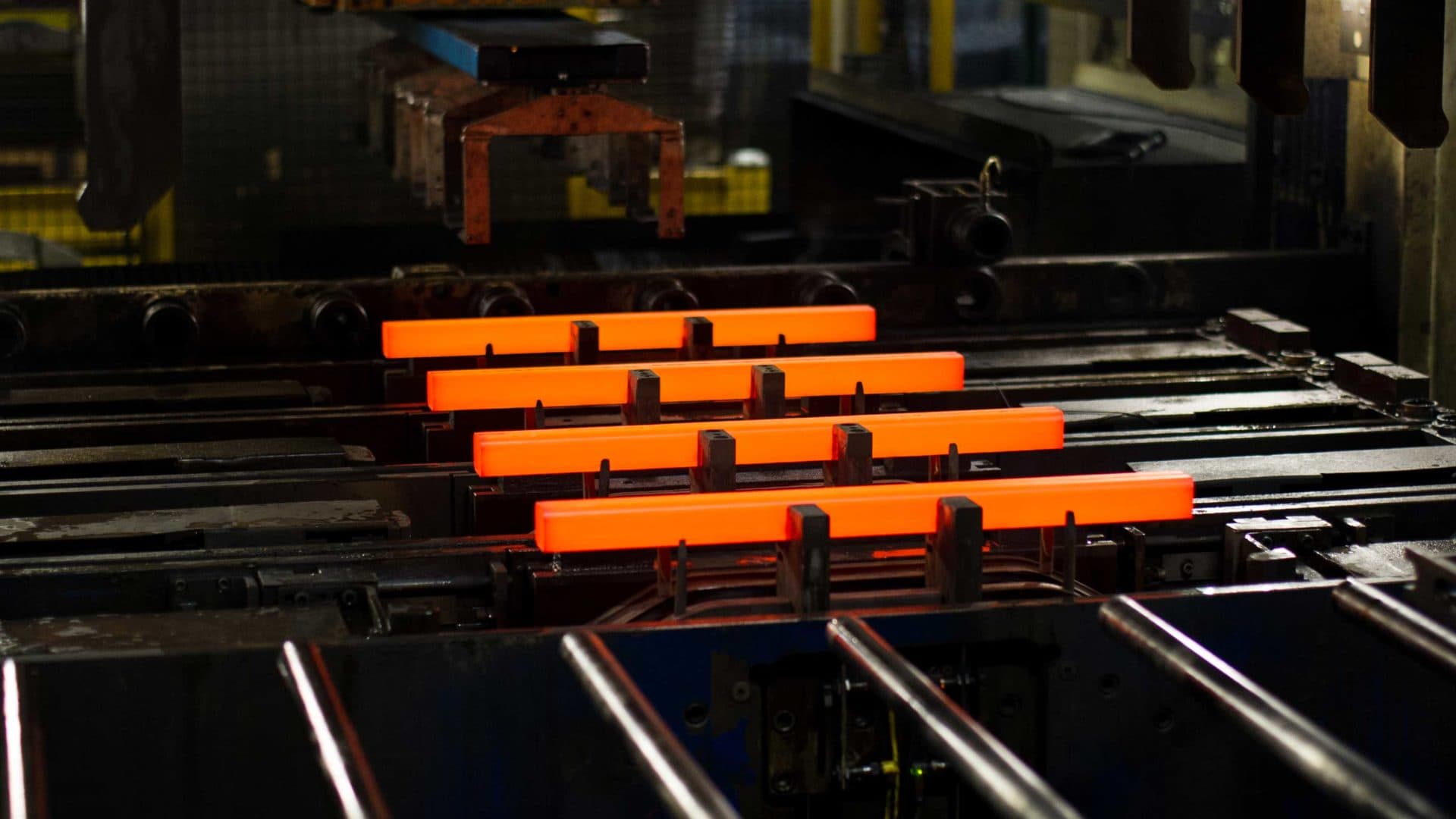 Boron steel tubes ready to be formed by ACCRA