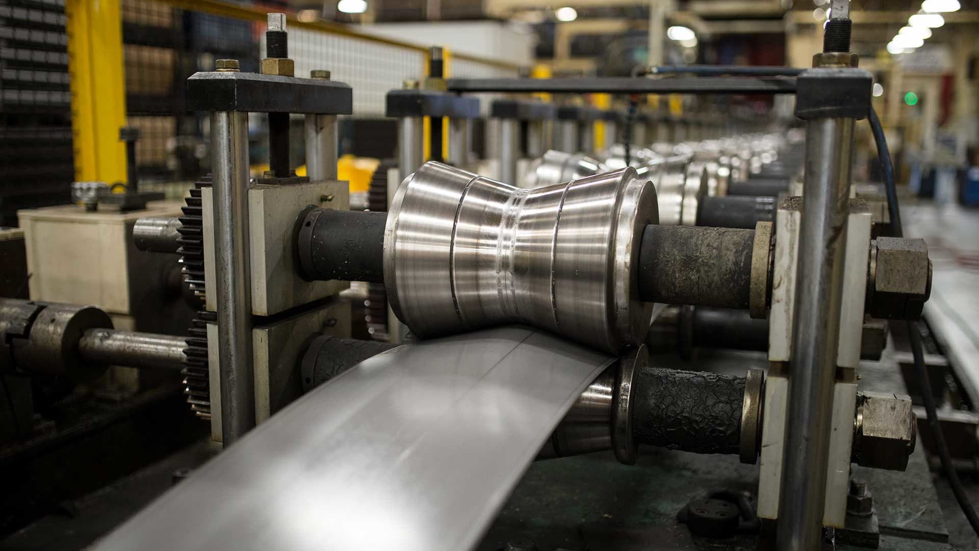 Boron steel being prepared for ACCRA processing